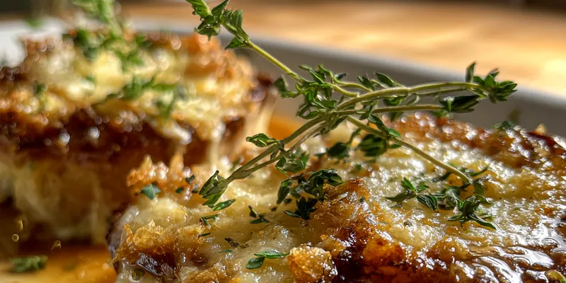 Delicious French Onion Soup in a bowl