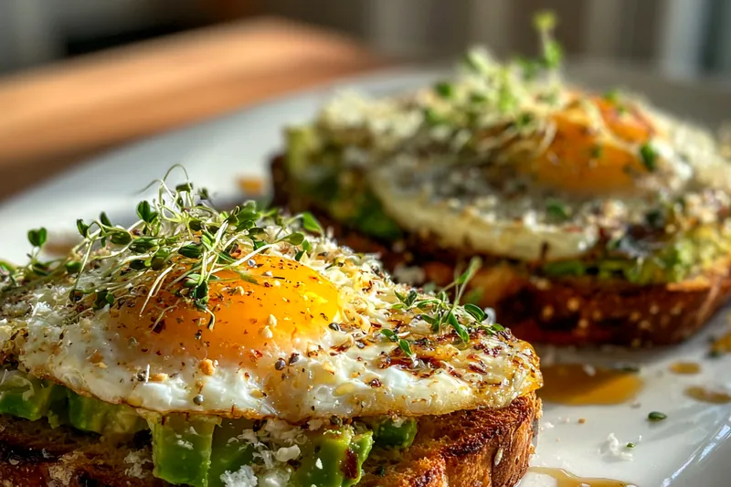Fresh ingredients for Healthy Avocado & Egg Toast